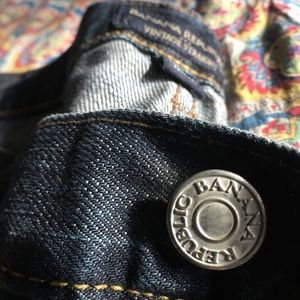 Banana republic vintage straight jeans.